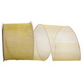 Reliant Ribbon Mesh Display Value Wired Edge Ribbon Gold 4 in. x 30 yards 99663W-035-10X